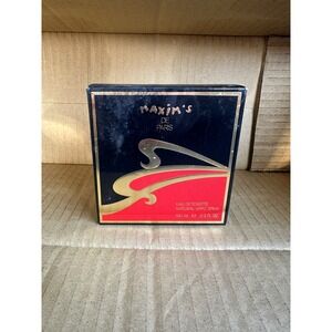 Vintage Eau De Toilette MAXIM'S de PARIS, 100ml-3.3oz‎ splash, PREBARCODE (NOS)